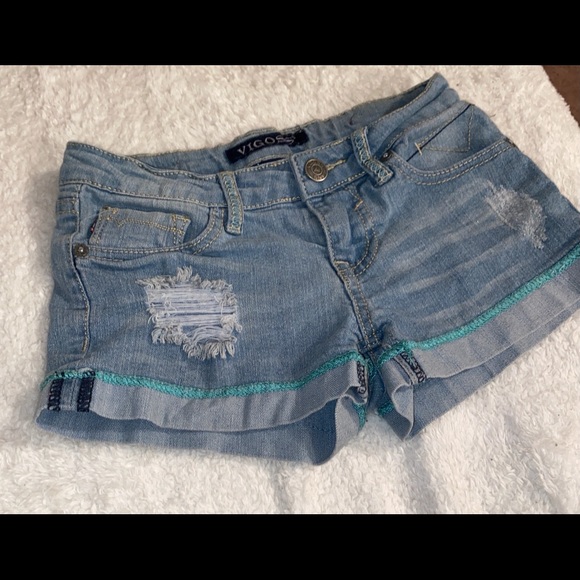 Girls Size 8 Jean Shorts Lot of 3 Arizona & VIGOSS - Picture 16 of 16